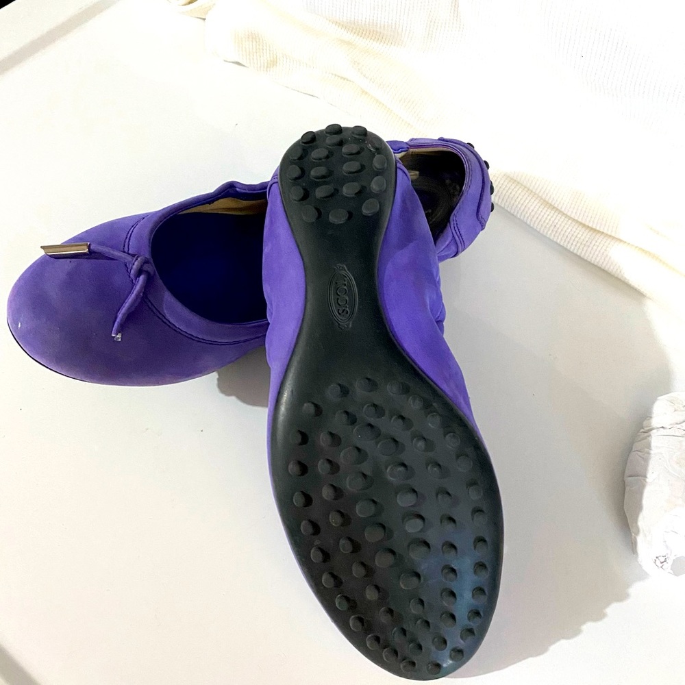 TOD’S Purple comfy drivers shoes !